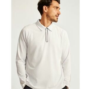 NWT Bonobos All Day Long Sleeve Zip Polo